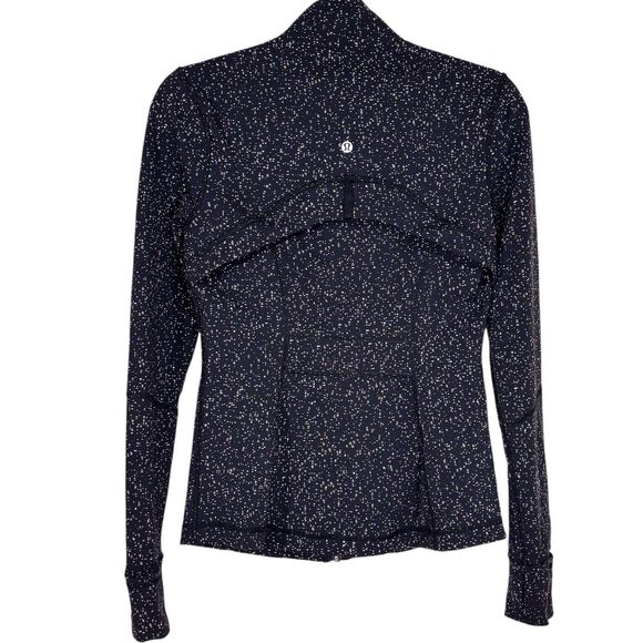 Lululemon Define Jacket Women's Size 6 Magnetized Jacquard Black White Full Zip - Picture 3 of 8